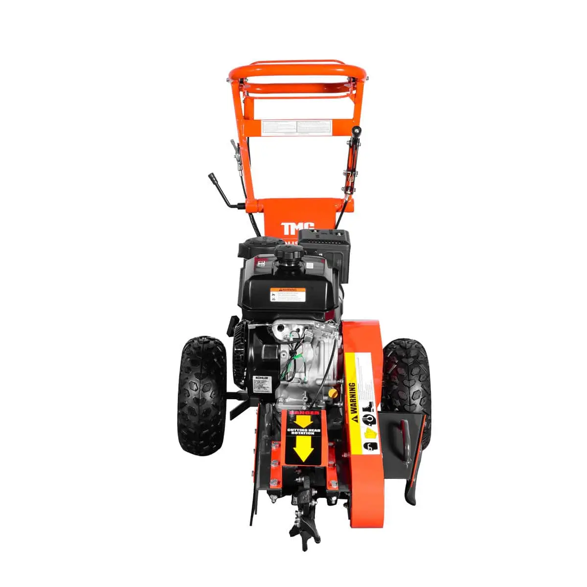 Walk-Behind Kohler Powered Stump Grinder, 9 Carbide Teeth, 24" Cutting Capacity, 14 HP Gasoline Engine, TMG-GSG9 - Image 9