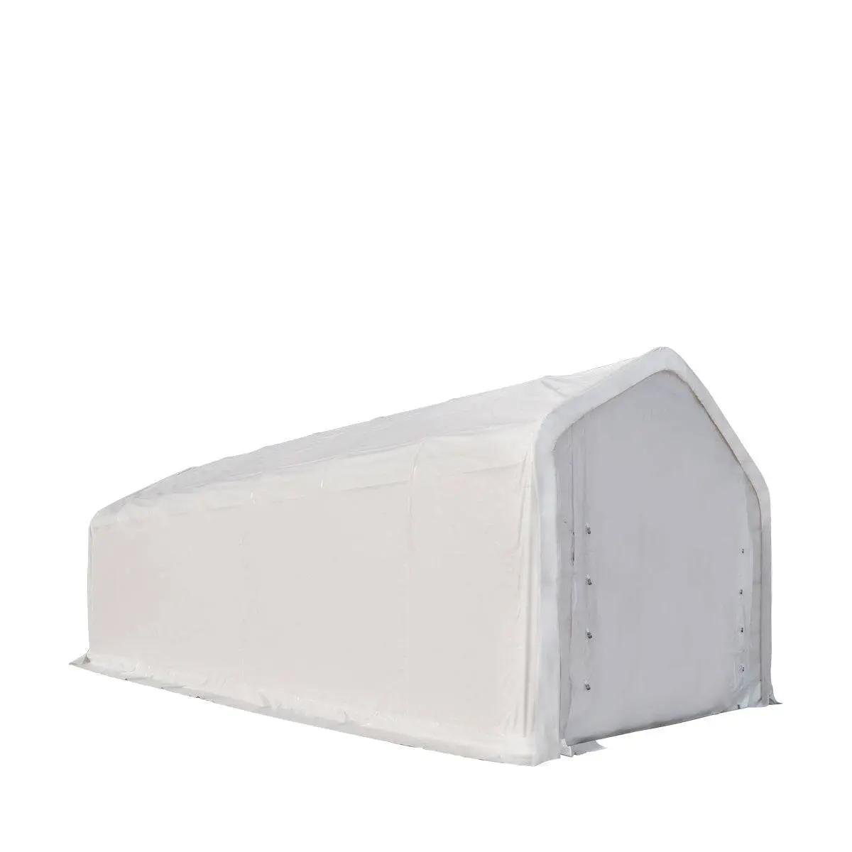 15' x 35' RV Carport Motorhome Storage Shelter, 17 oz PVC Fabric Cover, Front Roll-Up Door, Enclosed Rear Wall, 3-Layer Galvanized Steel Frame, 10' Straight Sidewalls, TMG-ST1535 - Image 9