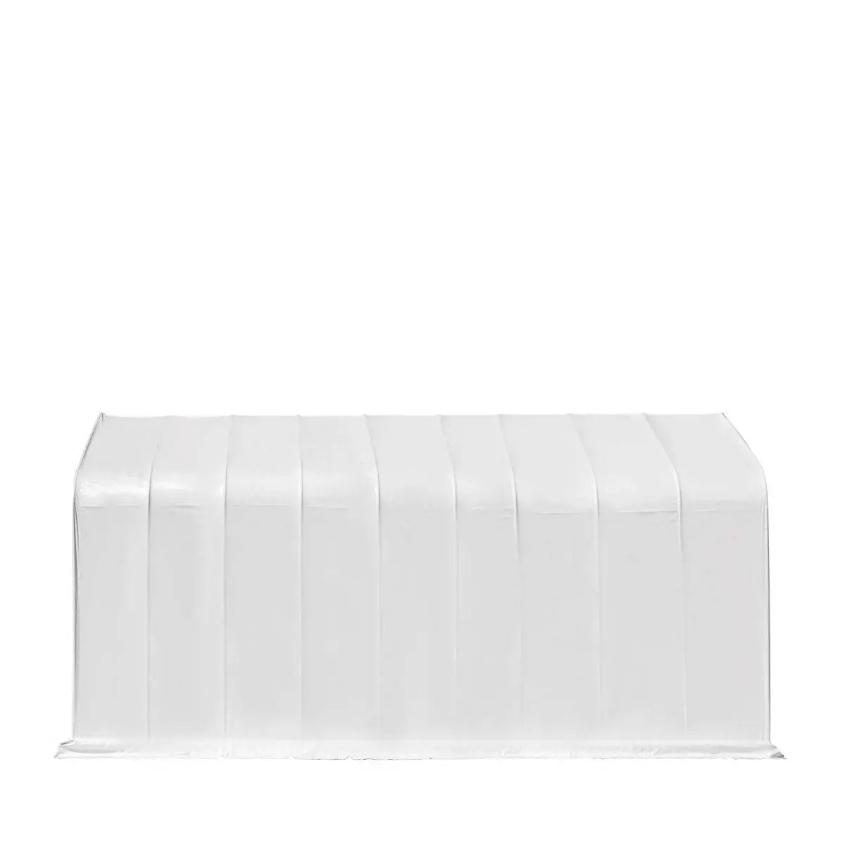 18' x 45' RV Carport Motorhome Storage Shelter, 17 oz PVC Fabric Cover, Front Roll-Up Door, Enclosed Rear Wall, 3-Layer Galvanized Steel Frame, 13' Straight Sidewalls, TMG-ST1845 - Image 7