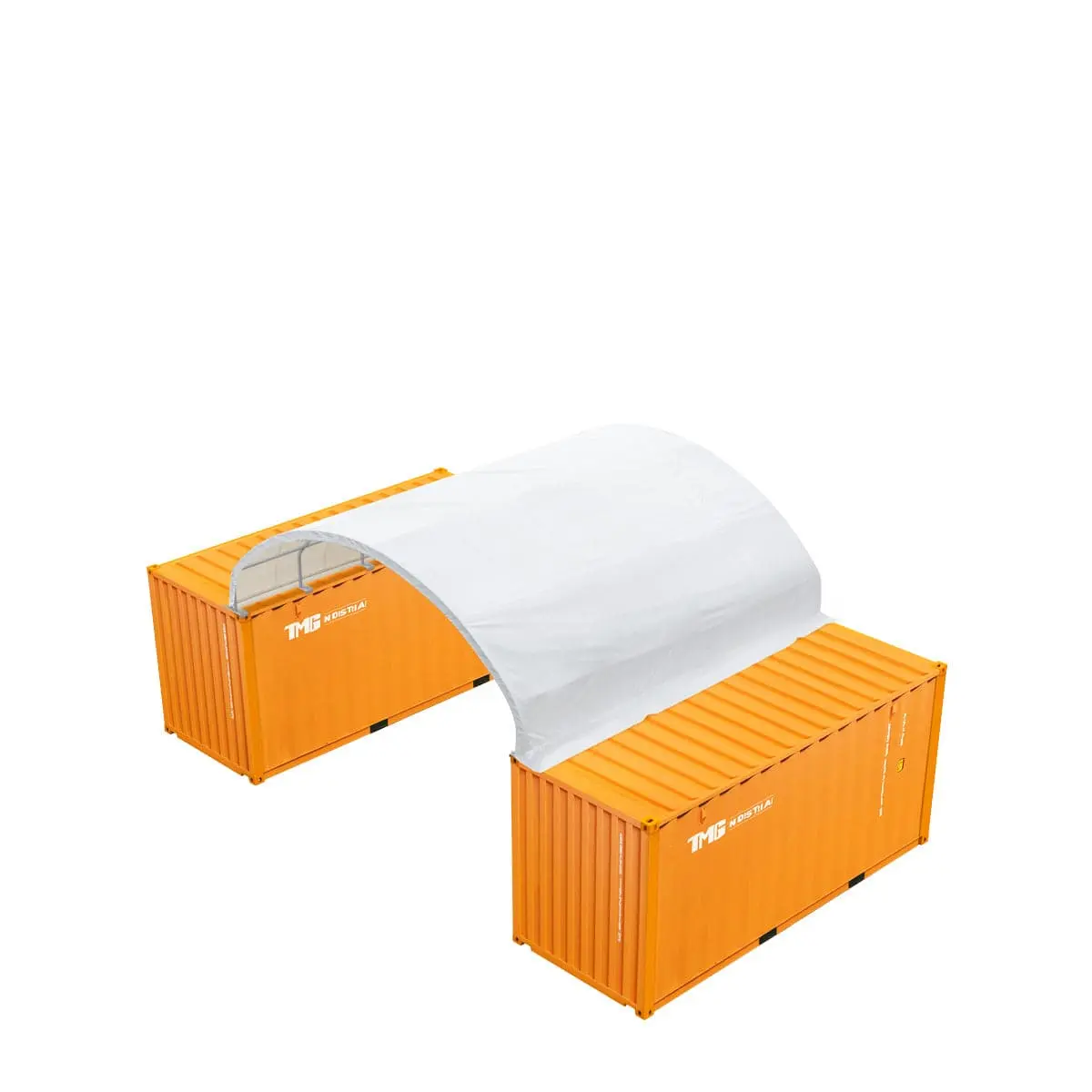 20' x 20' PE Fabric Container Shelter, Fire Retardant, Water Resistant, UV Protected, TMG-ST2021CE(Previously ST2020C) - Image 13