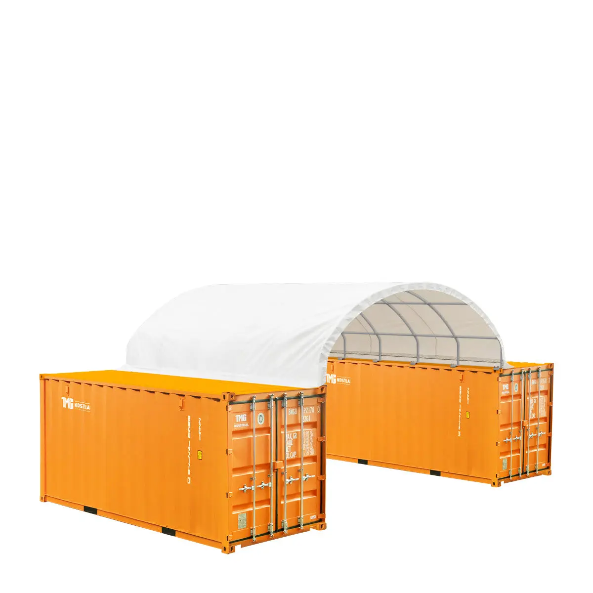 20' x 20' PE Fabric Container Shelter, Fire Retardant, Water Resistant, UV Protected, TMG-ST2021CE(Previously ST2020C) - Image 7