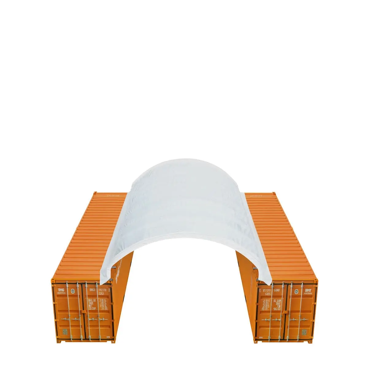 20' x 40' PVC Fabric Container Shelter, Fire Retardant, Water Resistant, UV Protected, TMG-ST2041CV(Previously ST2040C) - Image 11