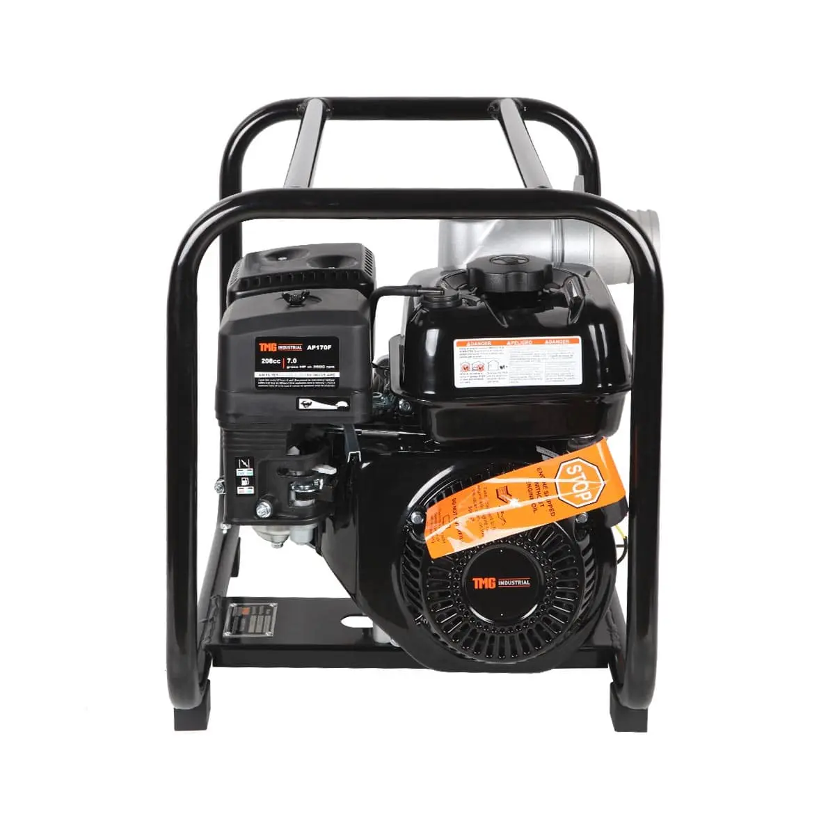 220 GPM 3" Semi-Trash Water Pump with 6.5 HP Gas Engine, TMG-80TWP - Image 4