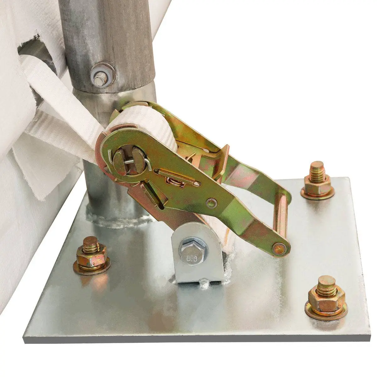 30' x 40' Peak Ceiling Storage Shelter with Heavy Duty 17 oz PVC Cover & Drive Through Doors, TMG-ST3040V - Image 12