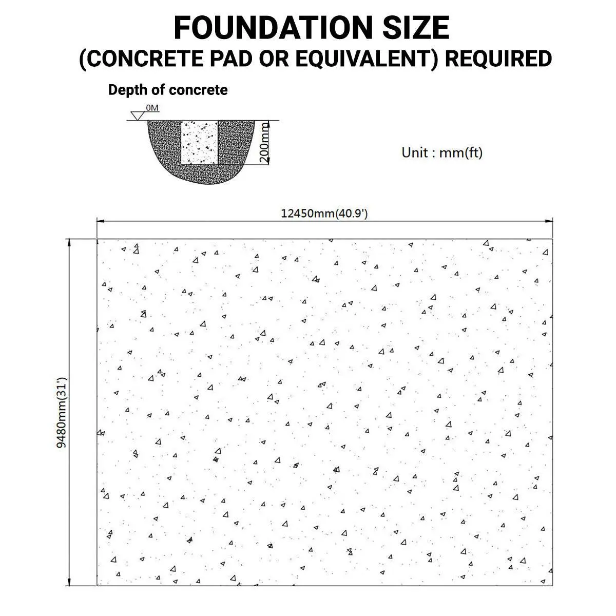 30' x 40' Peak Ceiling Storage Shelter with Heavy Duty 17 oz PVC Cover & Drive Through Doors, TMG-ST3040V - Image 6