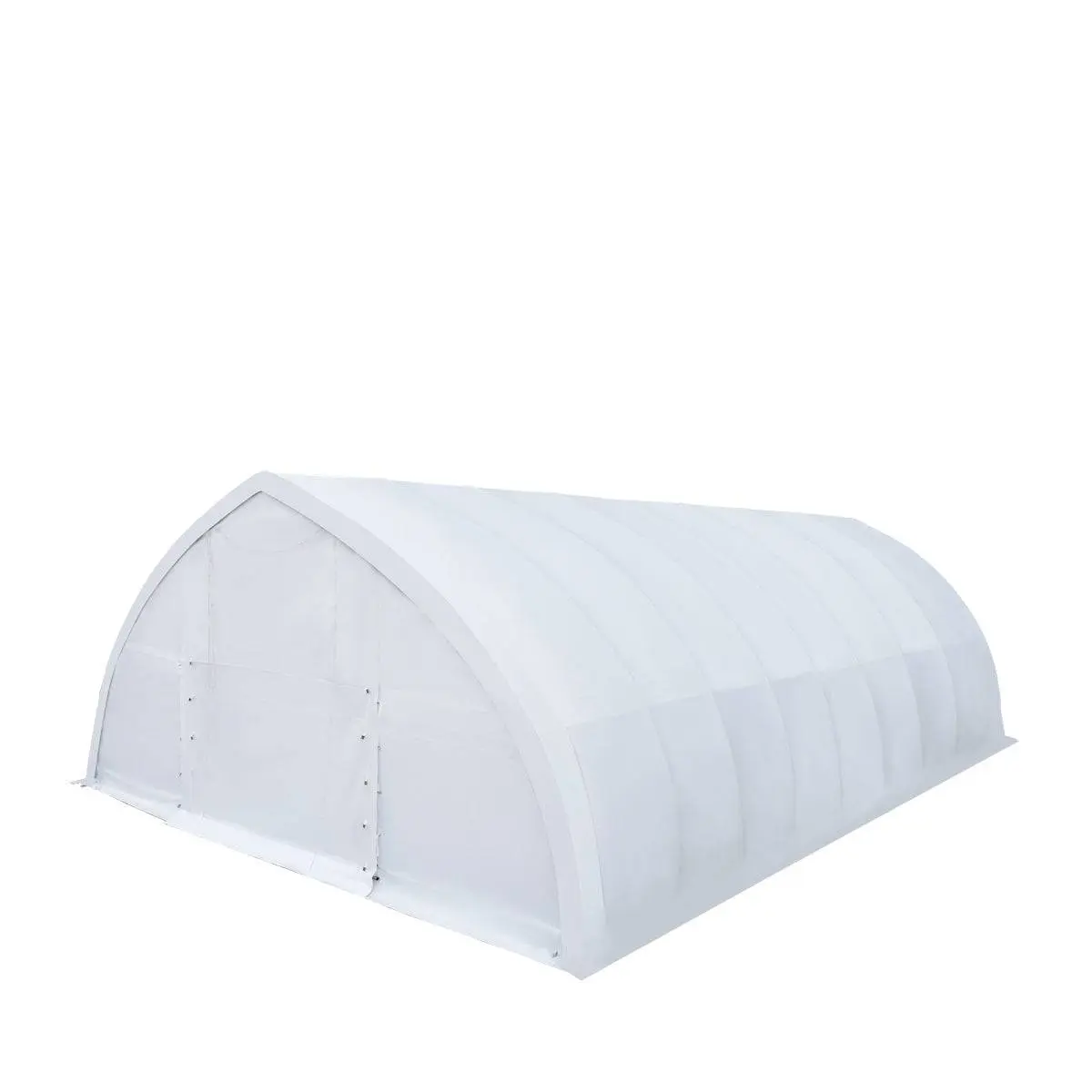 30' x 40' Peak Ceiling Storage Shelter with Heavy Duty 17 oz PVC Cover & Drive Through Doors, TMG-ST3040V - Image 7