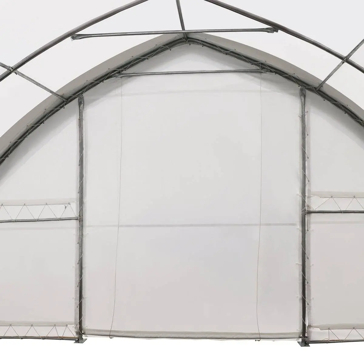 30' x 40' Peak Ceiling Storage Shelter with Heavy Duty 17 oz PVC Cover & Drive Through Doors, TMG-ST3040V - Image 8