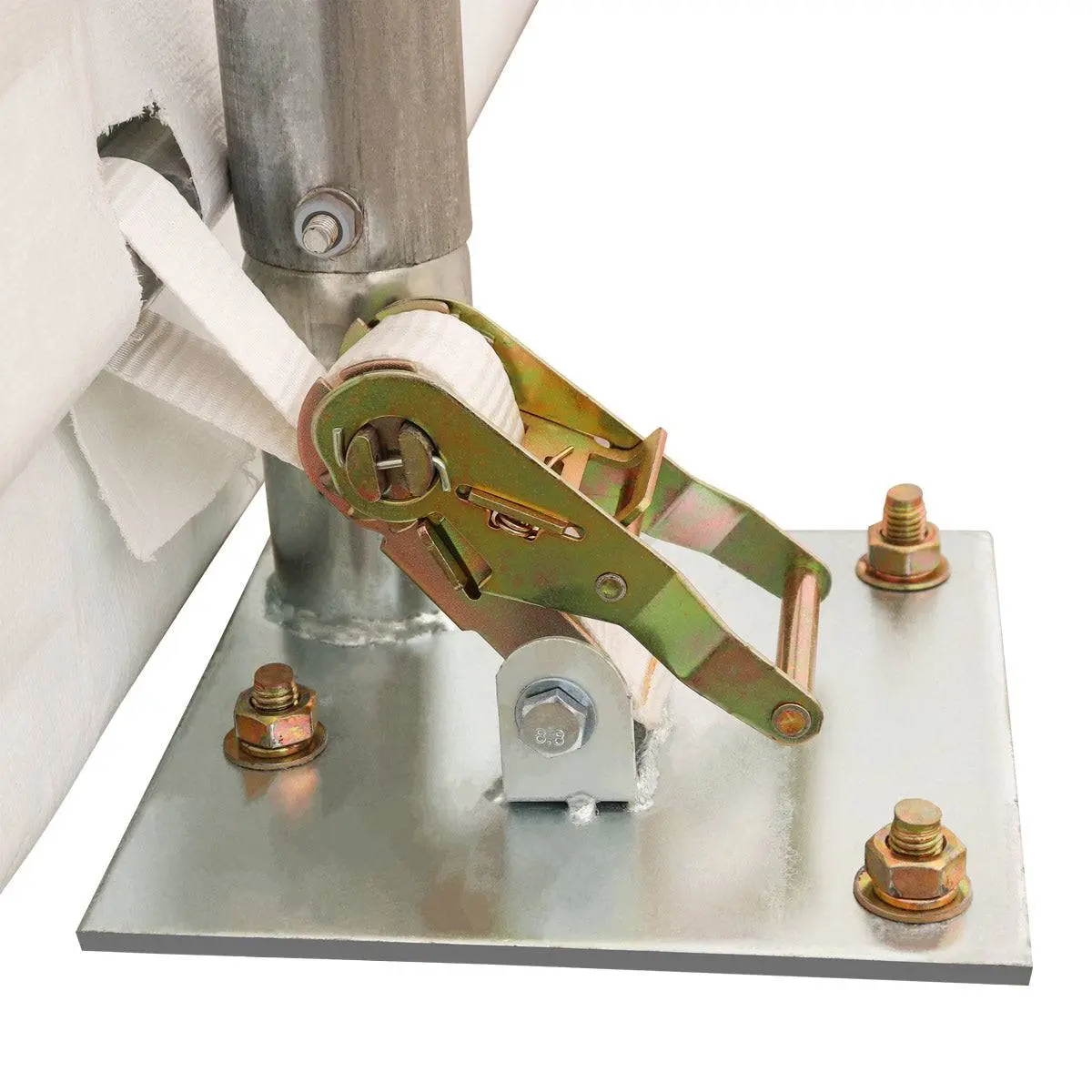 30' x 60' Peak Ceiling Storage Shelter with Heavy Duty 17 oz PVC Cover & Drive Through Doors, TMG-ST3060V - Image 9