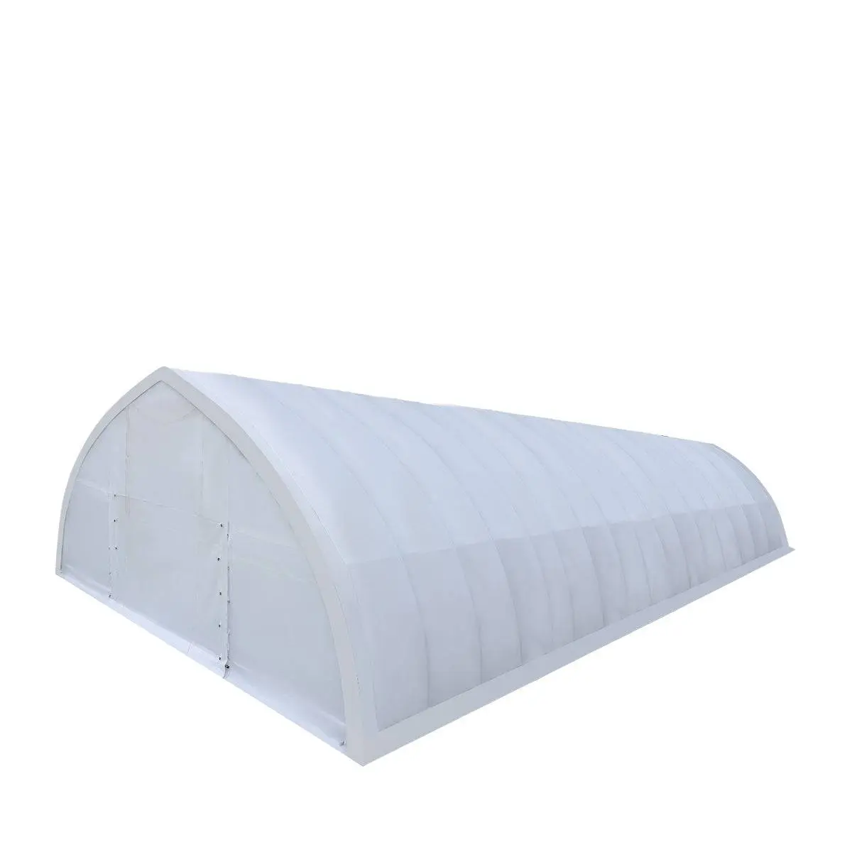 30' x 80' Peak Ceiling Storage Shelter with Heavy Duty 17 oz PVC Cover & Drive Through Doors, TMG-ST3080V - Image 7