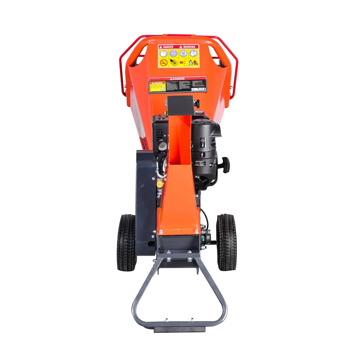 4" Wood Chipper with 7 HP Kohler Gas Engine, 6'' Reversible Blades, Dual Belt Drive TMG-GWC4 - Image 4