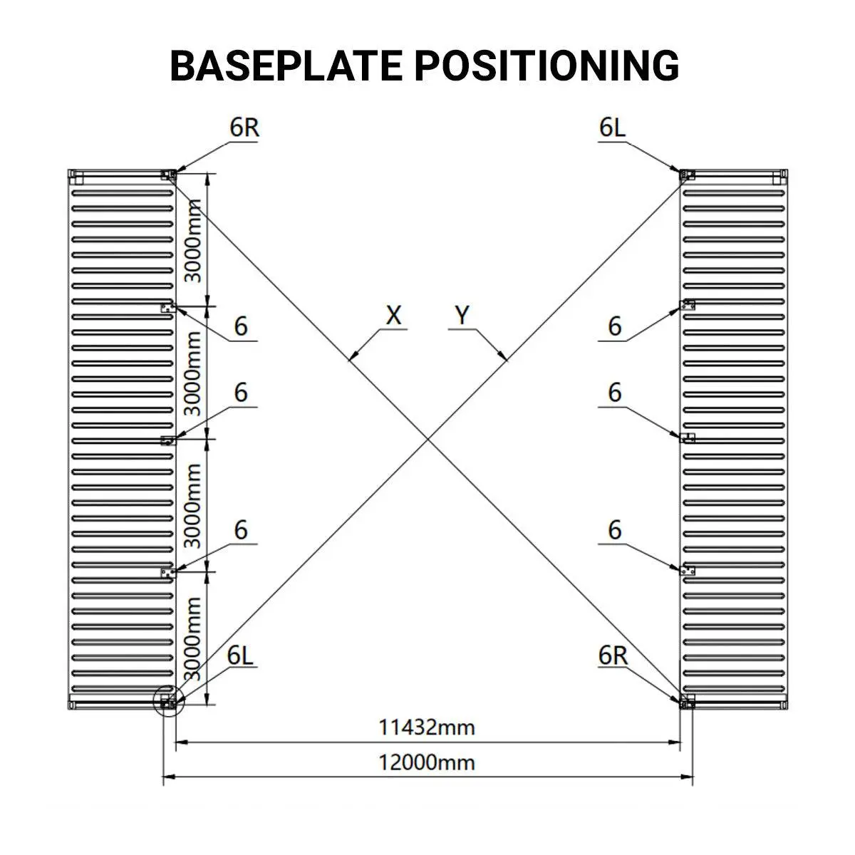 40' x 40' Dual Truss Container Shelter with Heavy Duty 21 oz PVC Cover, TMG-DT4041C (Previously DT4040C) - Image 7
