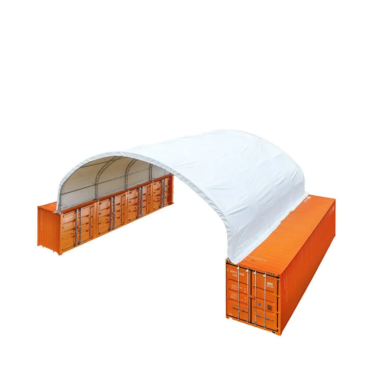40' x 40' Dual Truss Container Shelter with Heavy Duty 21 oz PVC Cover, TMG-DT4041C (Previously DT4040C) - Image 8