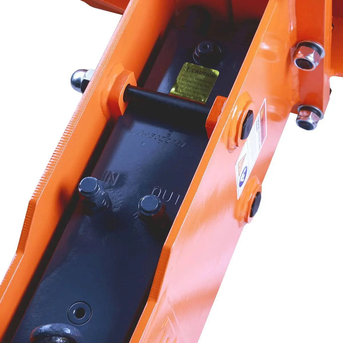 Hydraulic Breaker, 30-70 HP Skid Steer Universal Mount, 2" Moil Point Chisel TMG-HB53S - Image 10