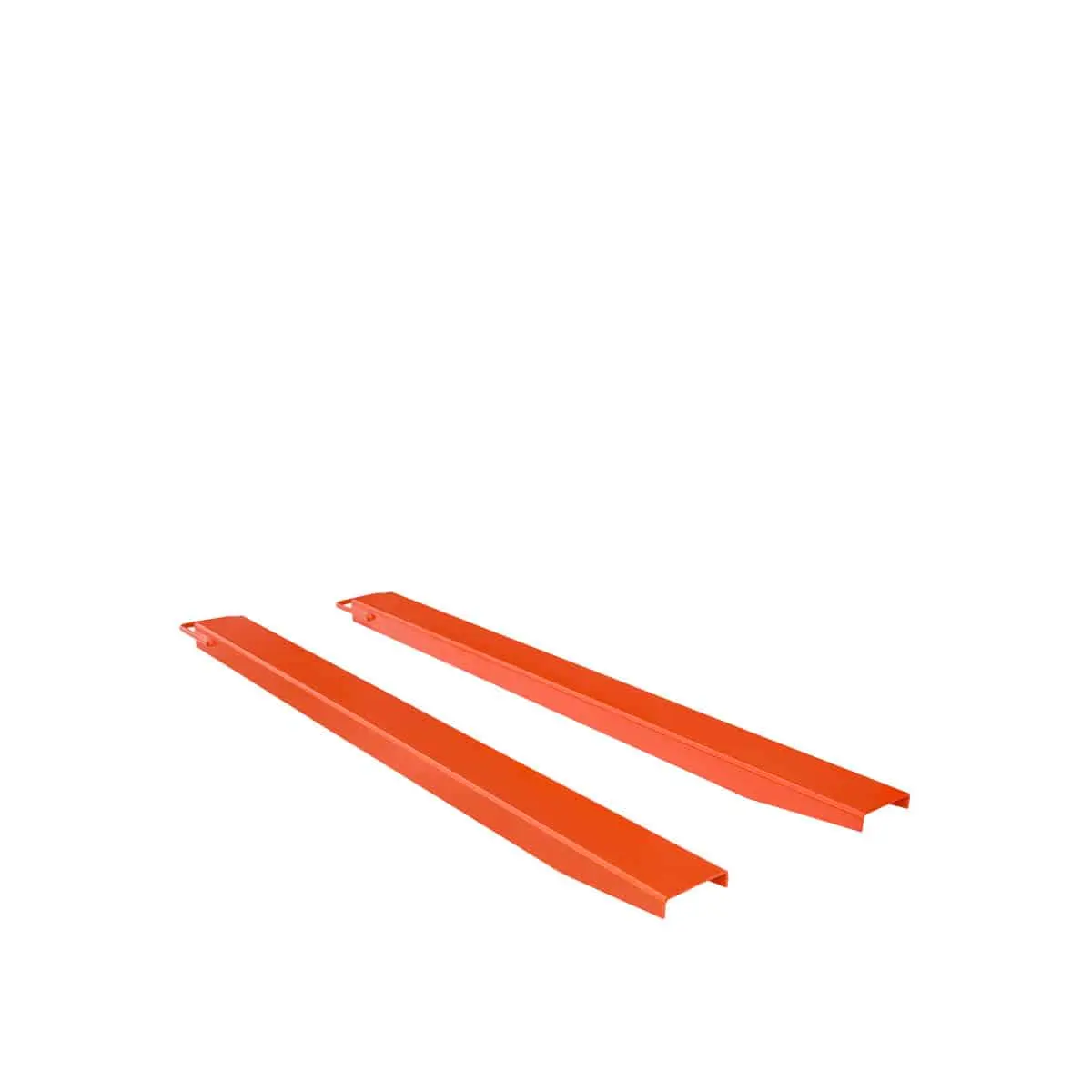 TMG-FE72 72" Forklift Extensions, 1500-LB Capacity, Heel Restraint, 6" Wide, 2.5" Thick - Image 4