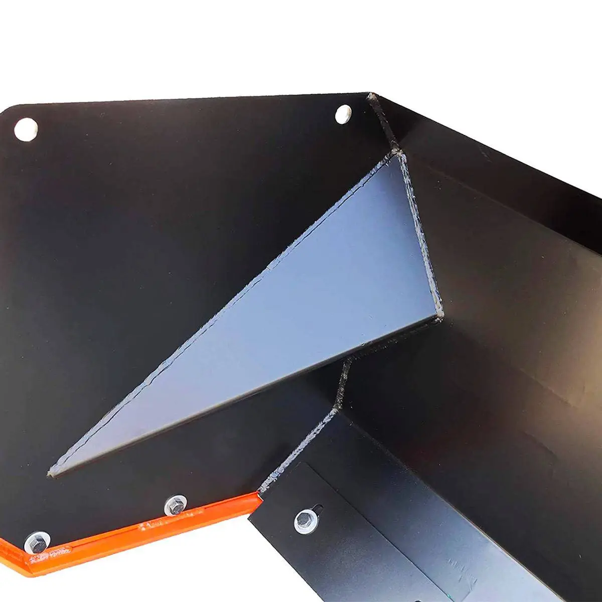 7' Skid Steer Snow Pusher w/Steel Cutting Edge, Pivoting Wear Shoes, Side Braces, 40-70 HP, TMG-SP07 - Image 7