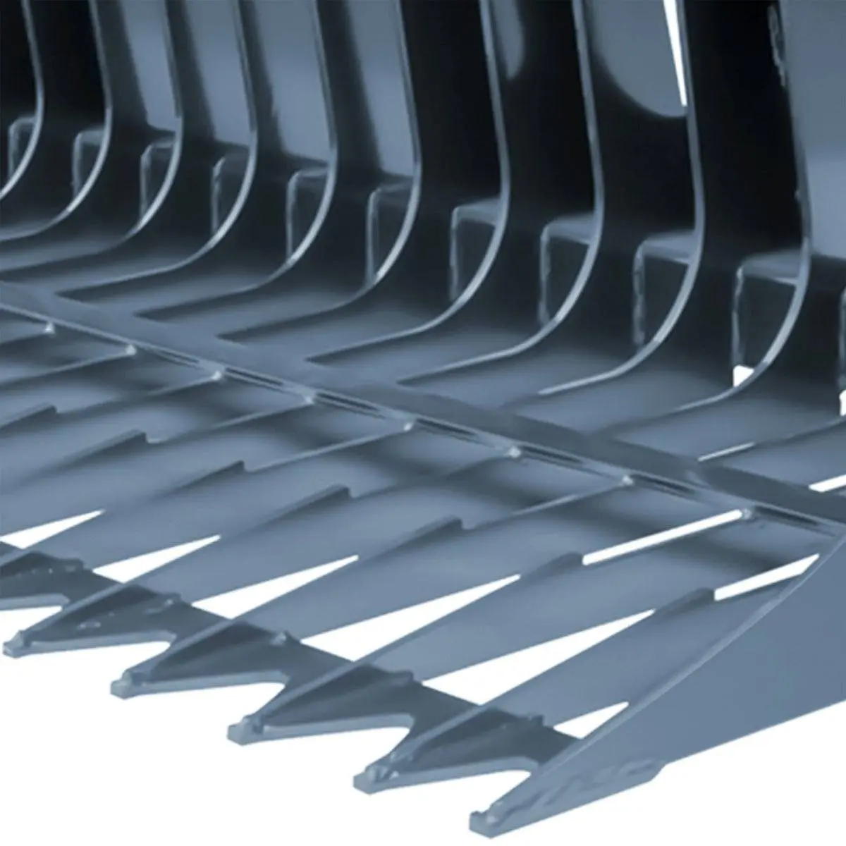 84" Skid Steer Rock Skeleton Bucket Attachment, Solid Steel, Universal Mount, 4" Tine Spacing, 45-70 HP, TMG-SB84 - Image 11