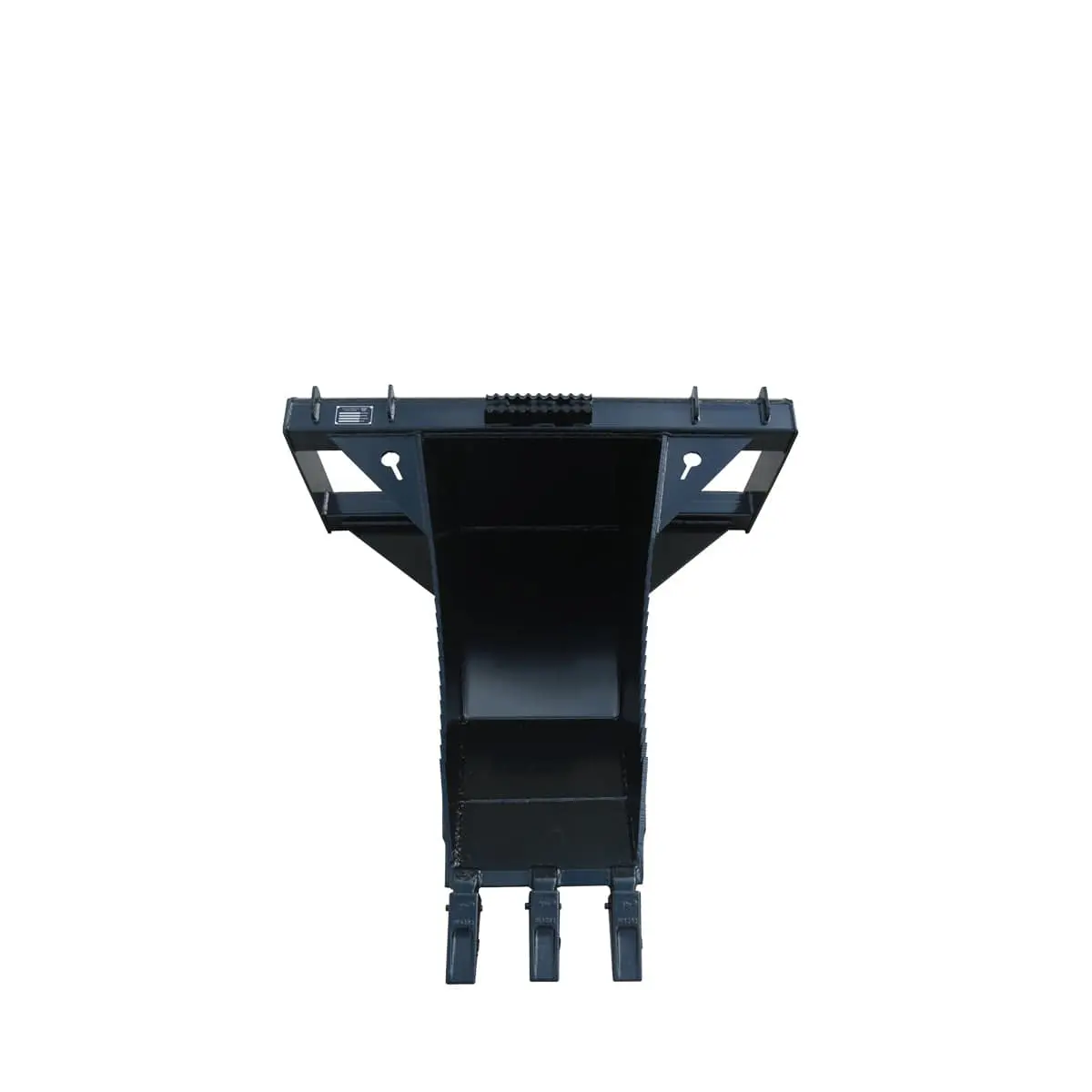 50" Skid Steer Stump Bucket Wrecker w/Universal Quick Attach Mount, Bolt-On Cutting Teeth, Curved Bottom, Reverse Curled Ripper Teeth, TMG-SB50 - Image 6