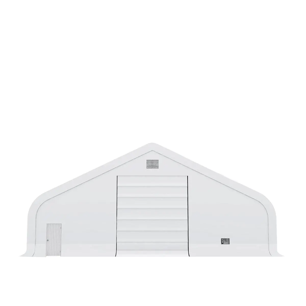 50' x 100' Dual Truss Storage Shelter with Heavy Duty 32 oz PVC Cover & Drive Through Doors, TMG-DT50100-PRO - Image 6