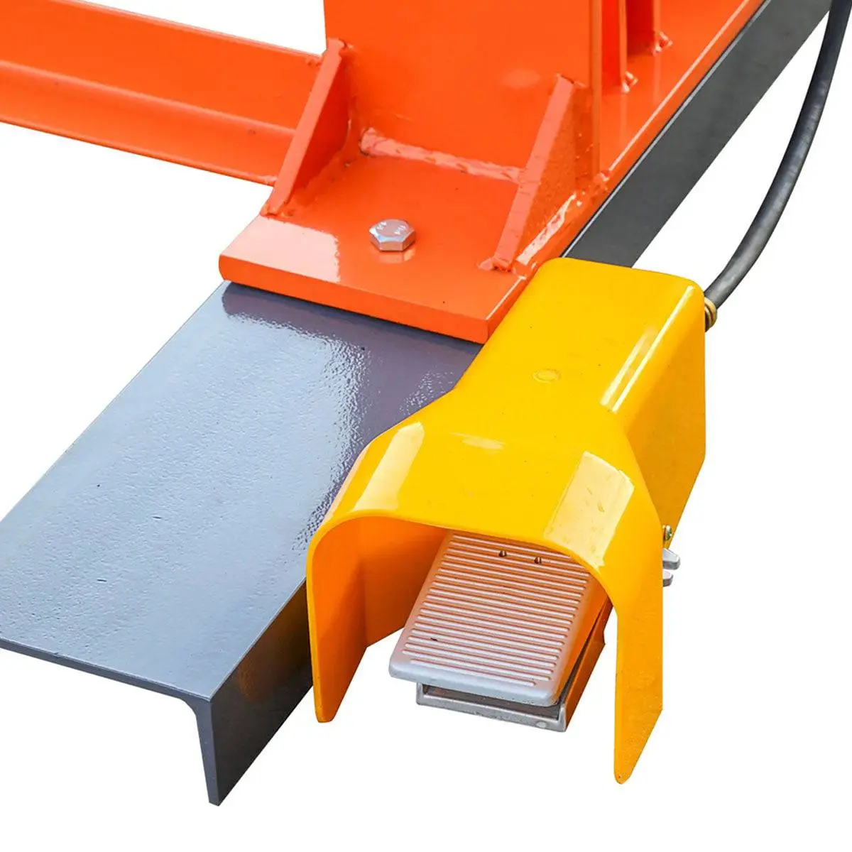 100 Ton Capacity Hydraulic Shop Press, Heavy Duty Pressing, Protective Grid Guard, Fully Welded H-Frame, Air & Manual Dual Operation, TMG-SP100 - Image 6