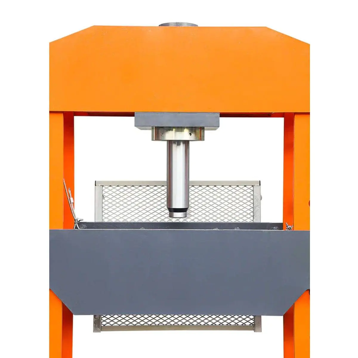 100 Ton Capacity Hydraulic Shop Press, Heavy Duty Pressing, Protective Grid Guard, Fully Welded H-Frame, Air & Manual Dual Operation, TMG-SP100 - Image 8