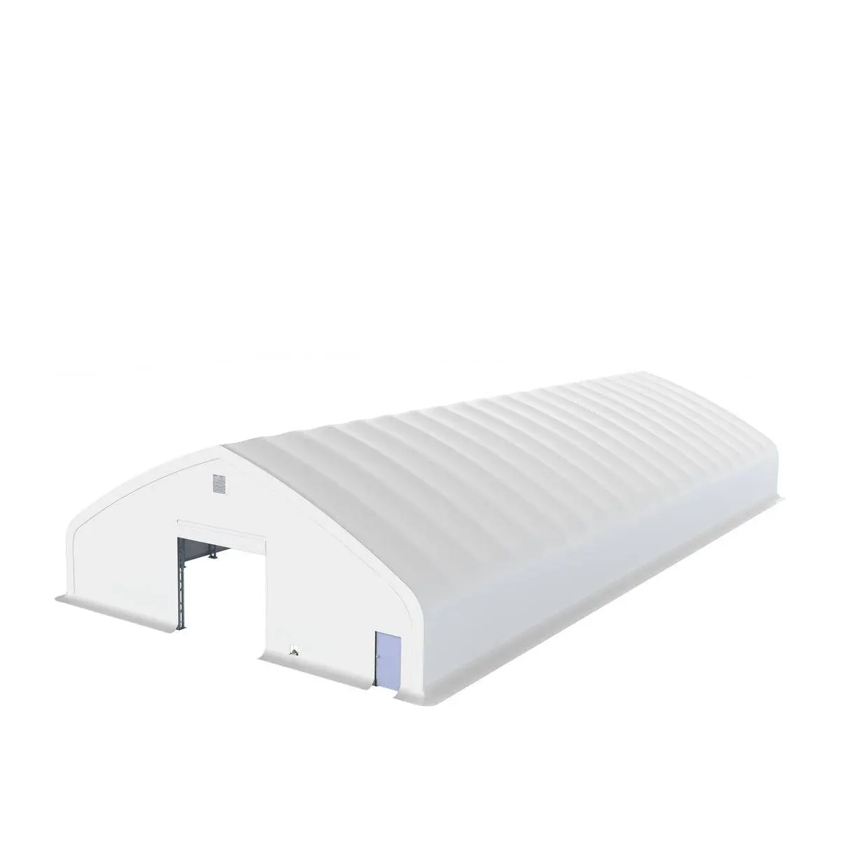 TMG-DT6000 Pro Series 60' Wide Dual Truss Storage Shelter with Heavy Duty 32oz PVC Cover (available lengths: 80', 100', 120' and 150') - Image 3