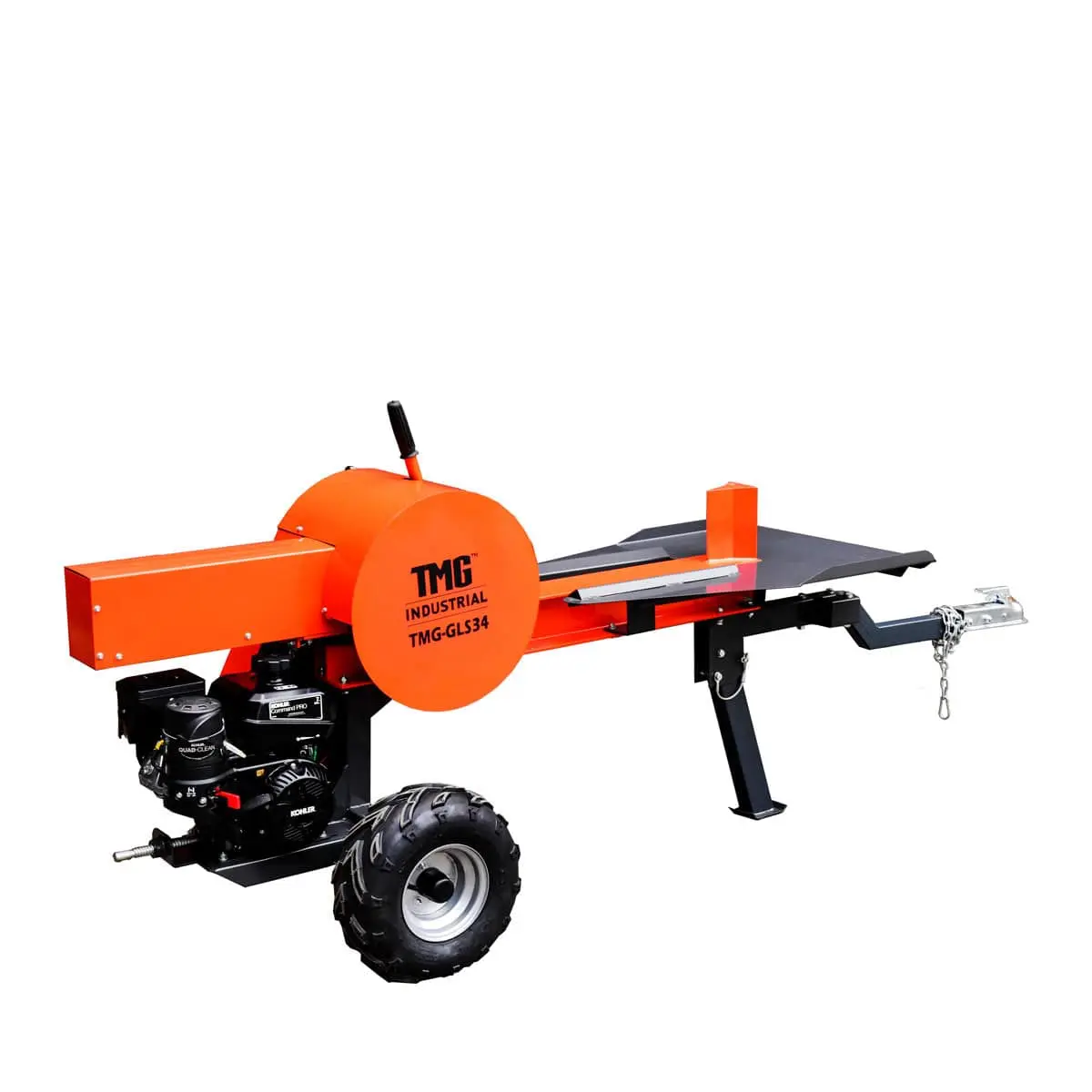 34 Ton ATV/UTV Tow-Behind Log Splitter, 7 HP Kohler Gasoline Engine, 28" Log Diameter Capacity, 3-Sec Cycle Time, TMG-GLS34 - Image 5