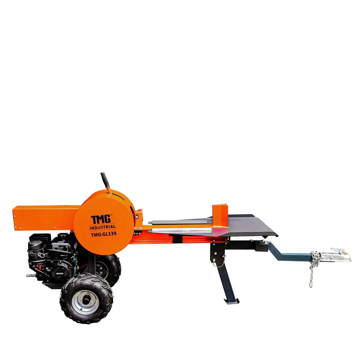 34 Ton ATV/UTV Tow-Behind Log Splitter, 7 HP Kohler Gasoline Engine, 28" Log Diameter Capacity, 3-Sec Cycle Time, TMG-GLS34 - Image 6