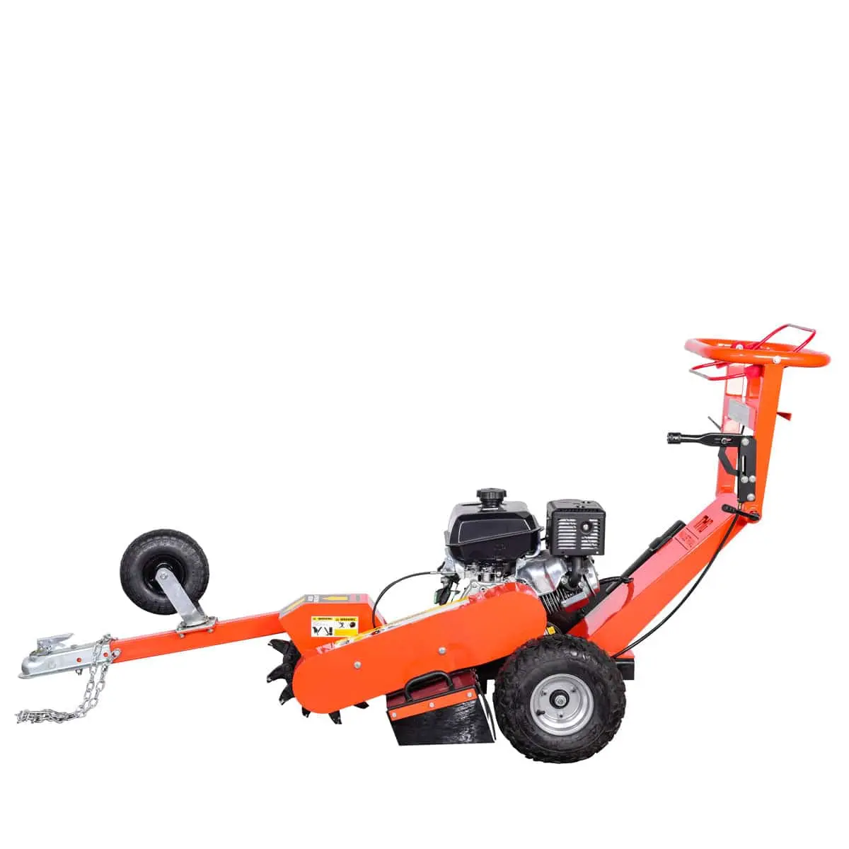 Walk Behind Kohler Powered Stump Grinder, ATV/UTV Tow Bar, 12 Carbide Teeth, 24" Cutting Capacity, 14 HP Gasoline Engine, TMG-GSG12 - Image 2