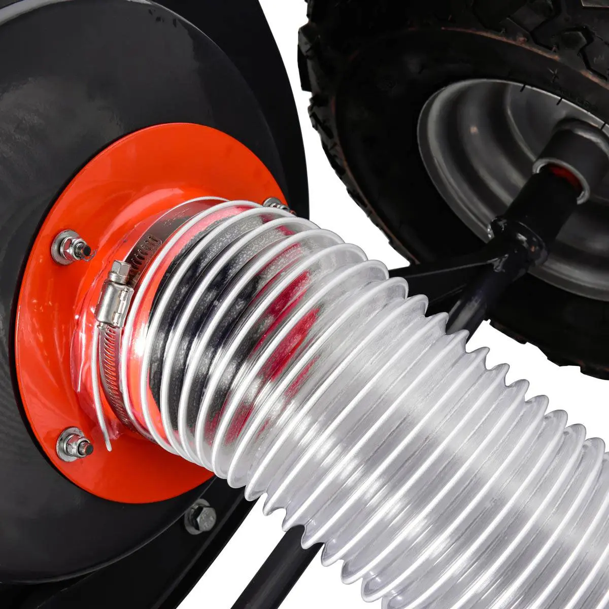 3" Wood Chipper Shredder Vacuum – 7HP Gas Kohler Engine, Tow-Behind 1-7/8" TMG-GWC3 - Image 15