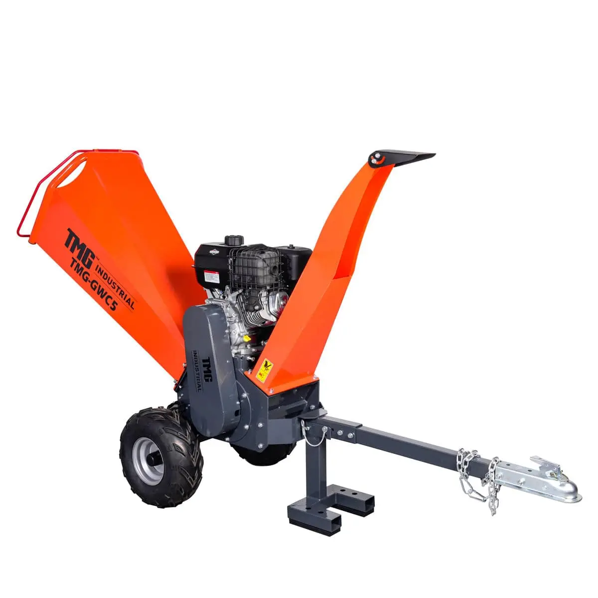 4-3/4" Wood Chipper with 13.5HP Briggs & Stratton Gas Engine, 2" Hitch Tow-Behind TMG-GWC5 - Image 3