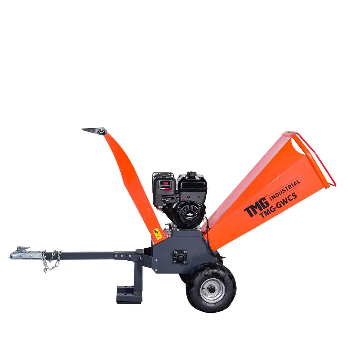 4-3/4" Wood Chipper with 13.5HP Briggs & Stratton Gas Engine, 2" Hitch Tow-Behind TMG-GWC5 - Image 6