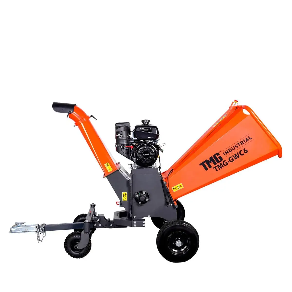 6" Wood Chipper with Kohler 14 HP Gas Engine, 2" Hitch Tow-Behind TMG-GWC6 - Image 6