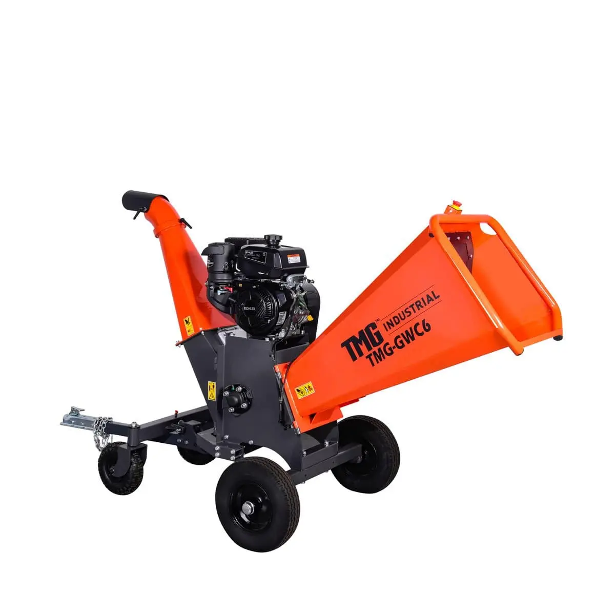 6" Wood Chipper with Kohler 14 HP Gas Engine, 2" Hitch Tow-Behind TMG-GWC6 - Image 7