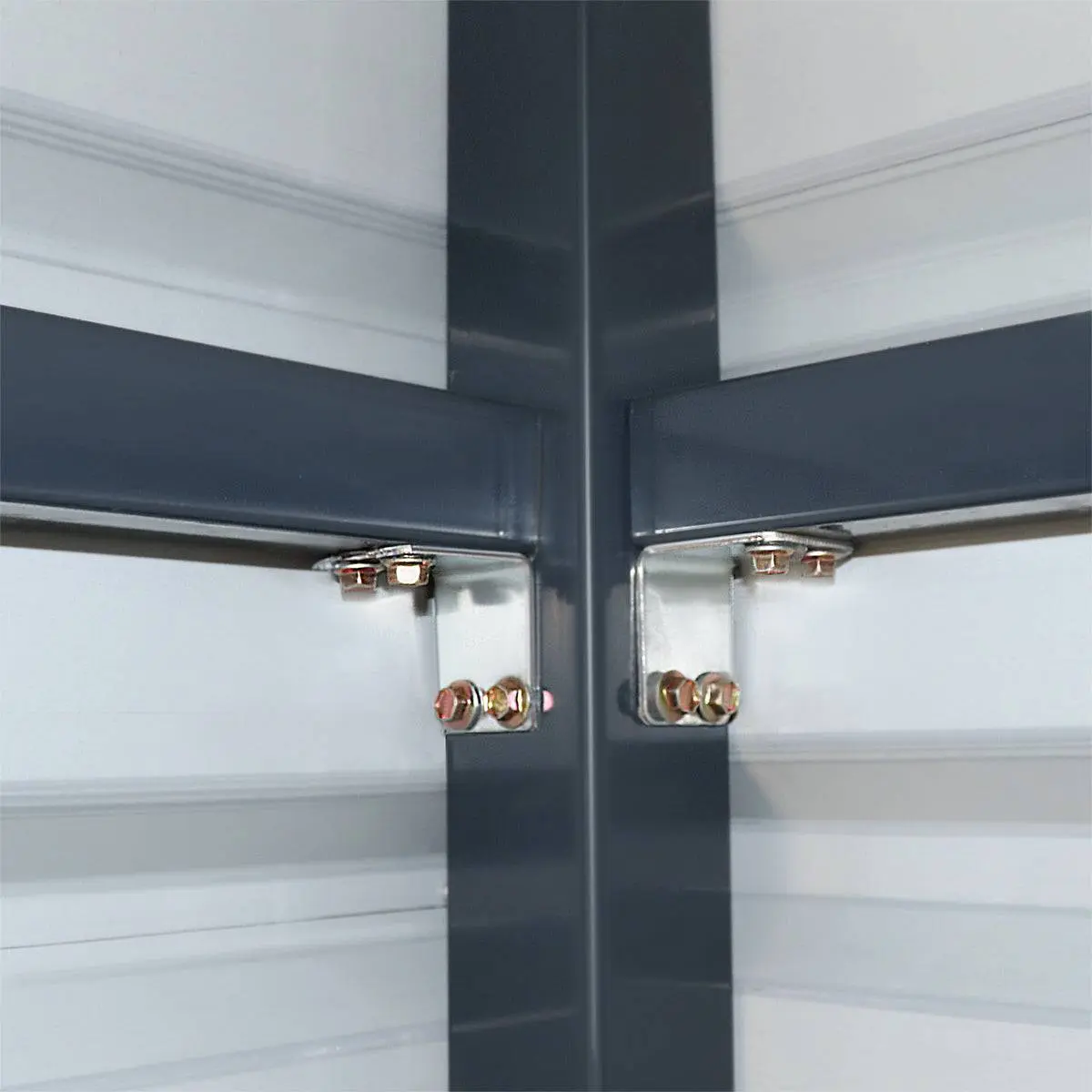 20' x 20' Metal Garage Shed, 9' High Double Front Doors, 13' Peak, 400 Sq-Ft TMG-MS2020 - Image 12