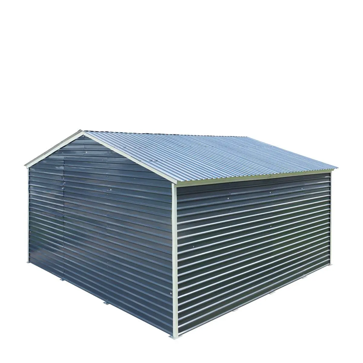 20' x 20' Metal Garage Shed, 9' High Double Front Doors, 13' Peak, 400 Sq-Ft TMG-MS2020 - Image 22