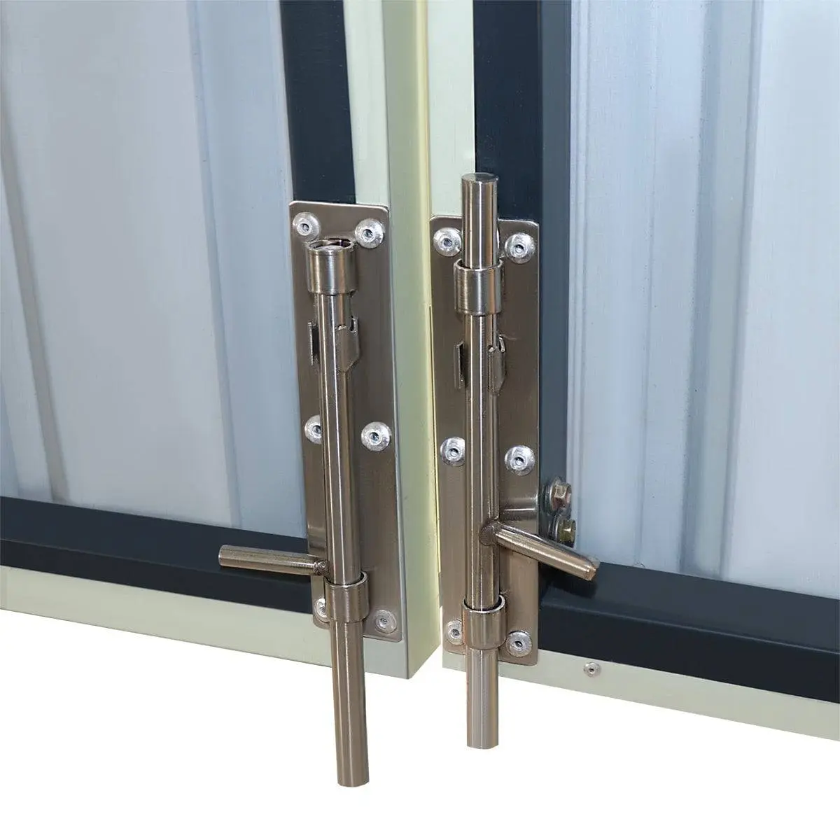 20' x 20' Metal Garage Shed, 9' High Double Front Doors, 13' Peak, 400 Sq-Ft TMG-MS2020 - Image 9