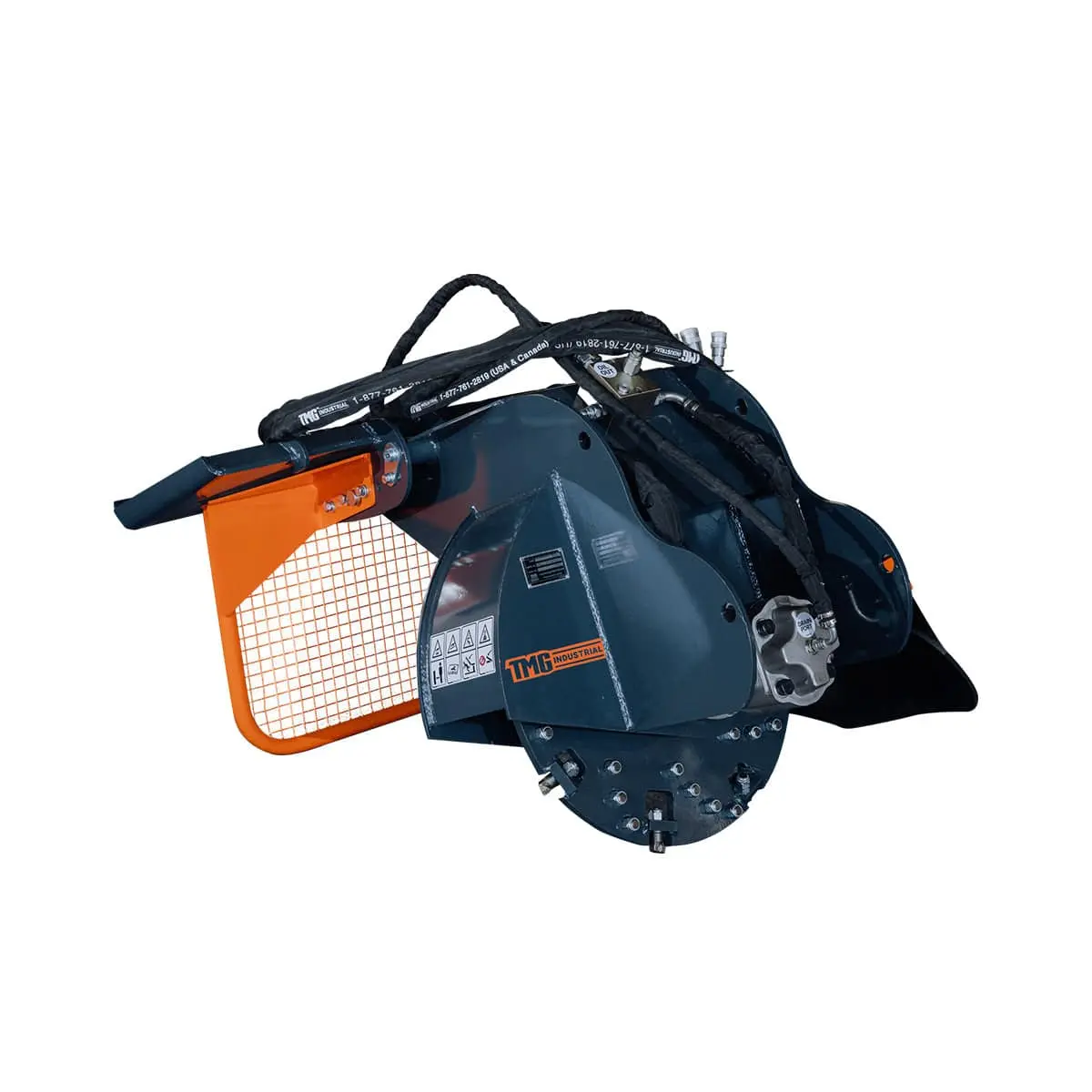 Skid Steer Stump Grinder, 24" Rotor Size, 7" Cutting Below Ground, Steel Carbide Teeth, TMG-SSG25 - Image 7