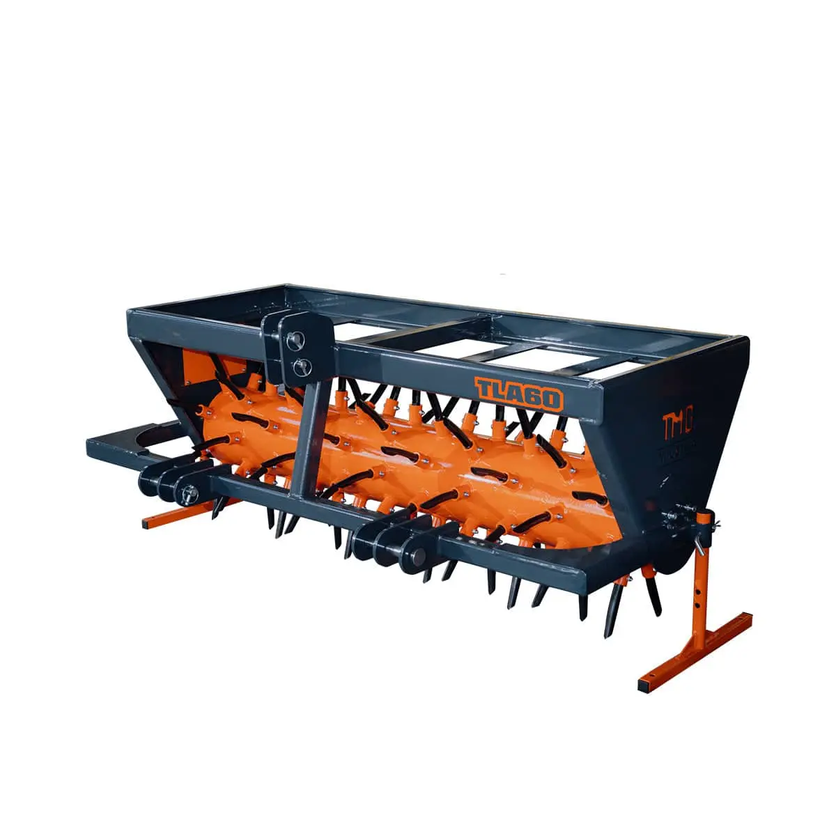 3 Point Hitch Drum Plug Aerator, 62" Working Width, Cat 1 & Cat 2 Tractors, 5" Plug Length, TMG-TLA60 - Image 3