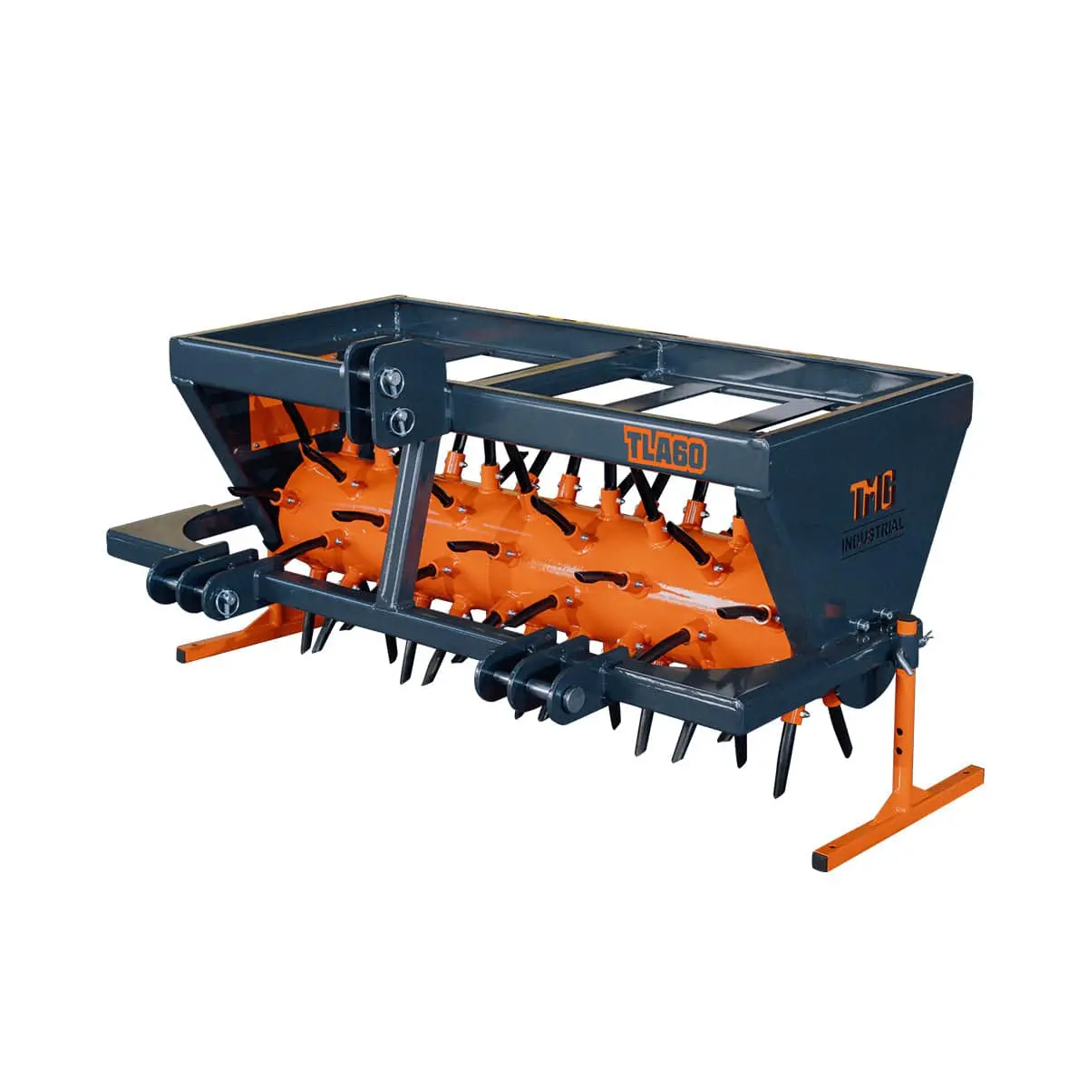 3 Point Hitch Drum Plug Aerator, 62" Working Width, Cat 1 & Cat 2 Tractors, 5" Plug Length, TMG-TLA60 - Image 5