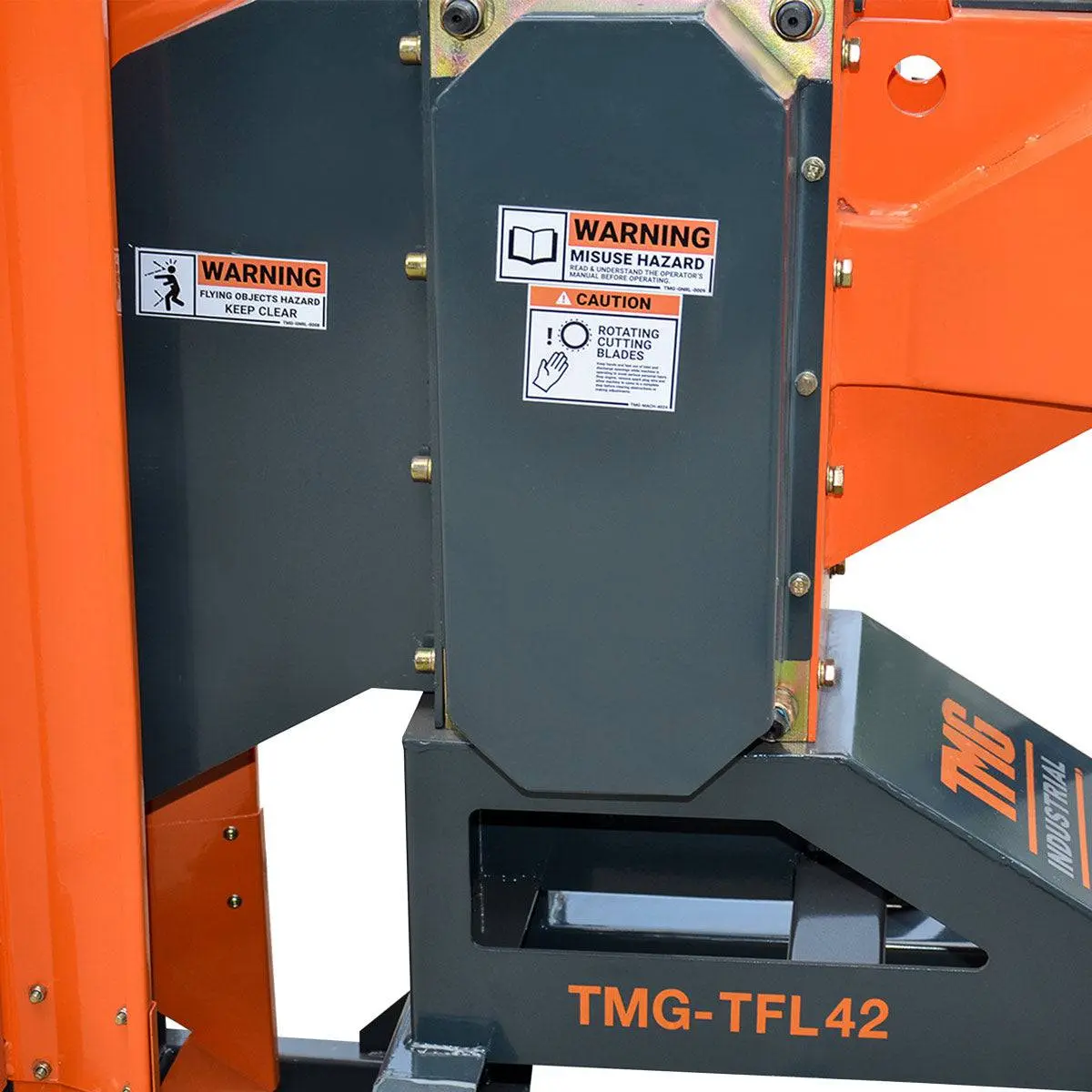 3-Point Hitch Firewood Branch Logger & 45° Adjustable Belt Conveyor, 20-60 HP Tractor, PTO Driveline Shaft Included, TMG-TFL42 - Image 11