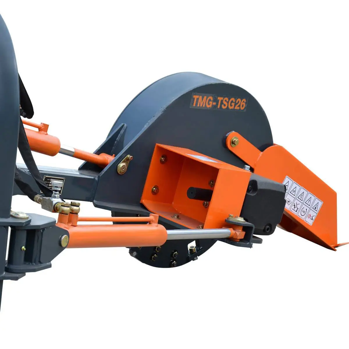 26" 3-Point Hitch Stump Grinder, Category 1 & 2 Hookup, Driveline Shaft Included, 30-50 HP Tractor, TMG-TSG26 (Discontinued) - Image 7