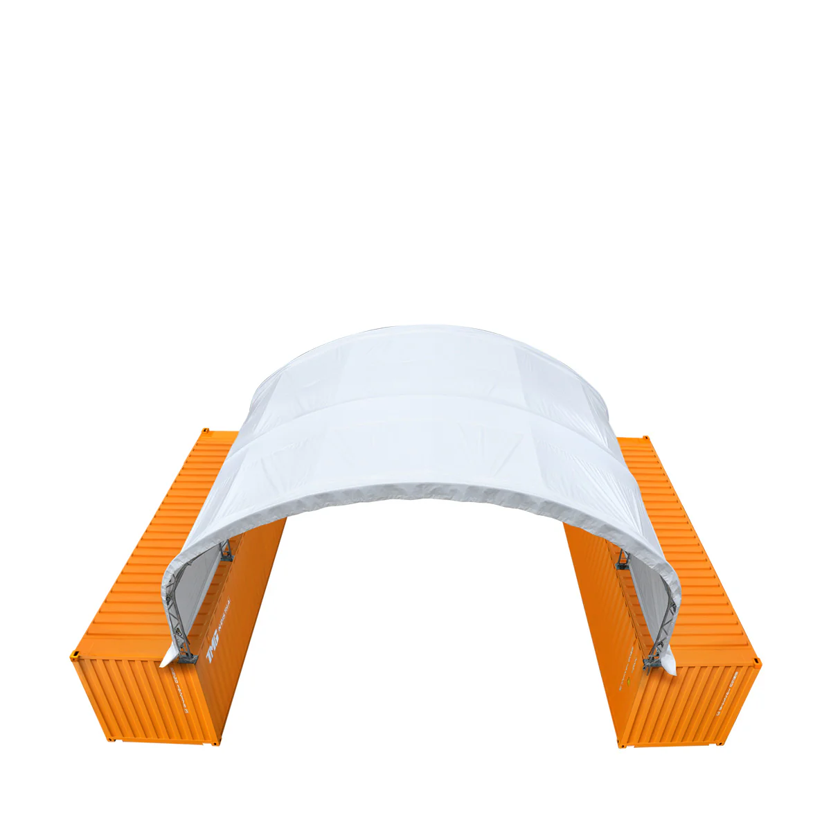 30' x 20' Dual Truss Container Shelter with Heavy Duty 17 oz PVC Cover, TMG-DT3020C - Image 11