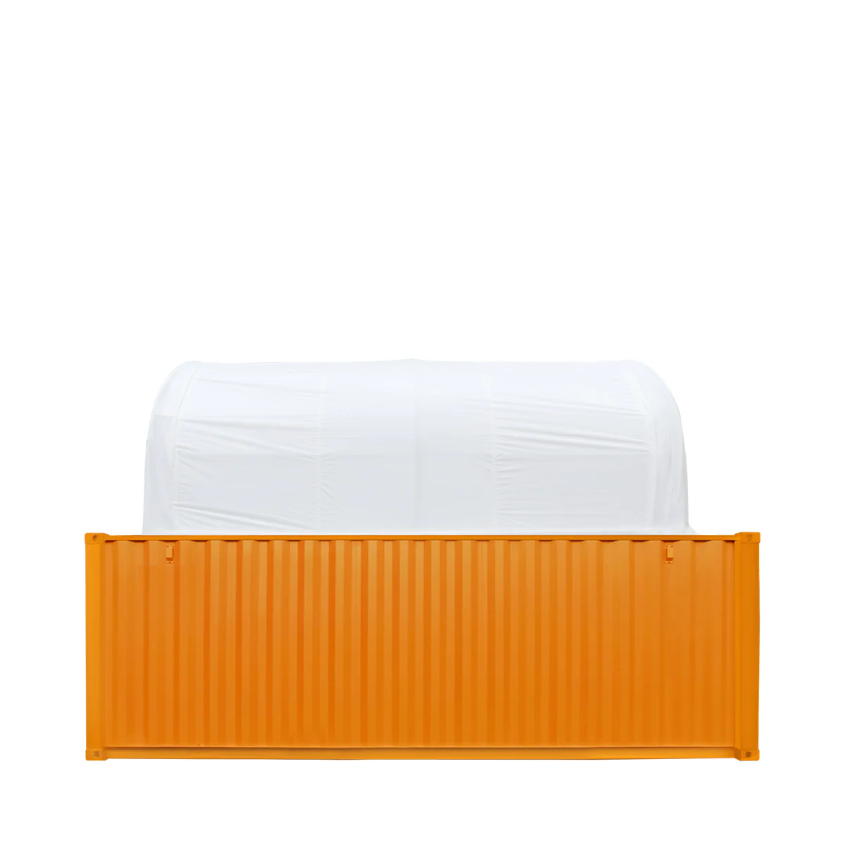 30' x 20' Dual Truss Container Shelter with Heavy Duty 17 oz PVC Cover, TMG-DT3020C - Image 4