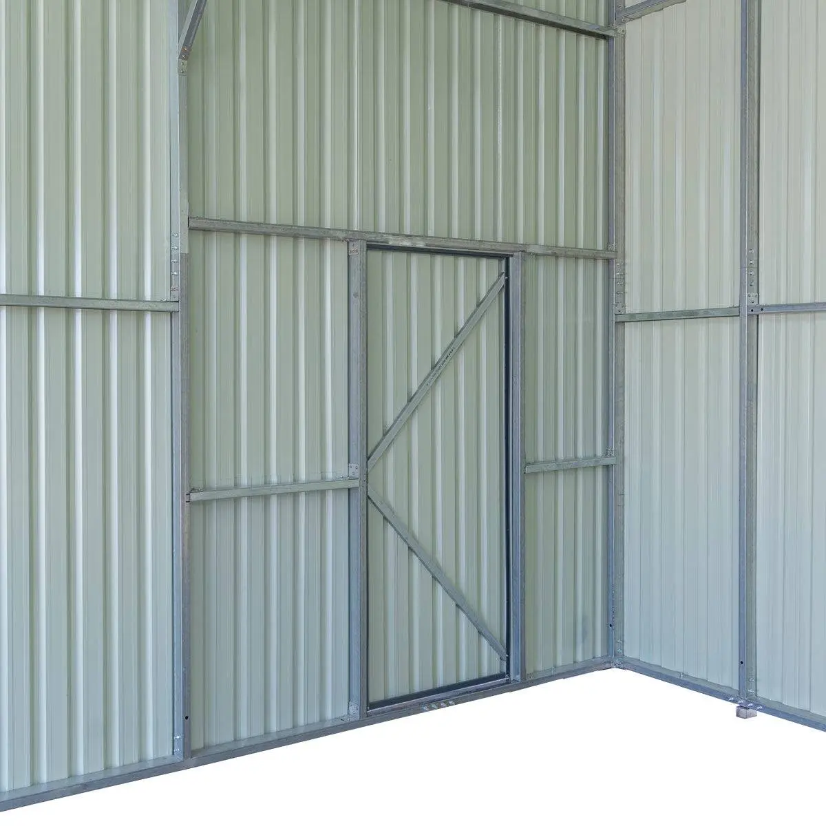 30' x 40' Metal Garage Shed, 11' High Double Front Doors, 17' Peak, 1260 Sq-Ft TMG-MS3040 - Image 7