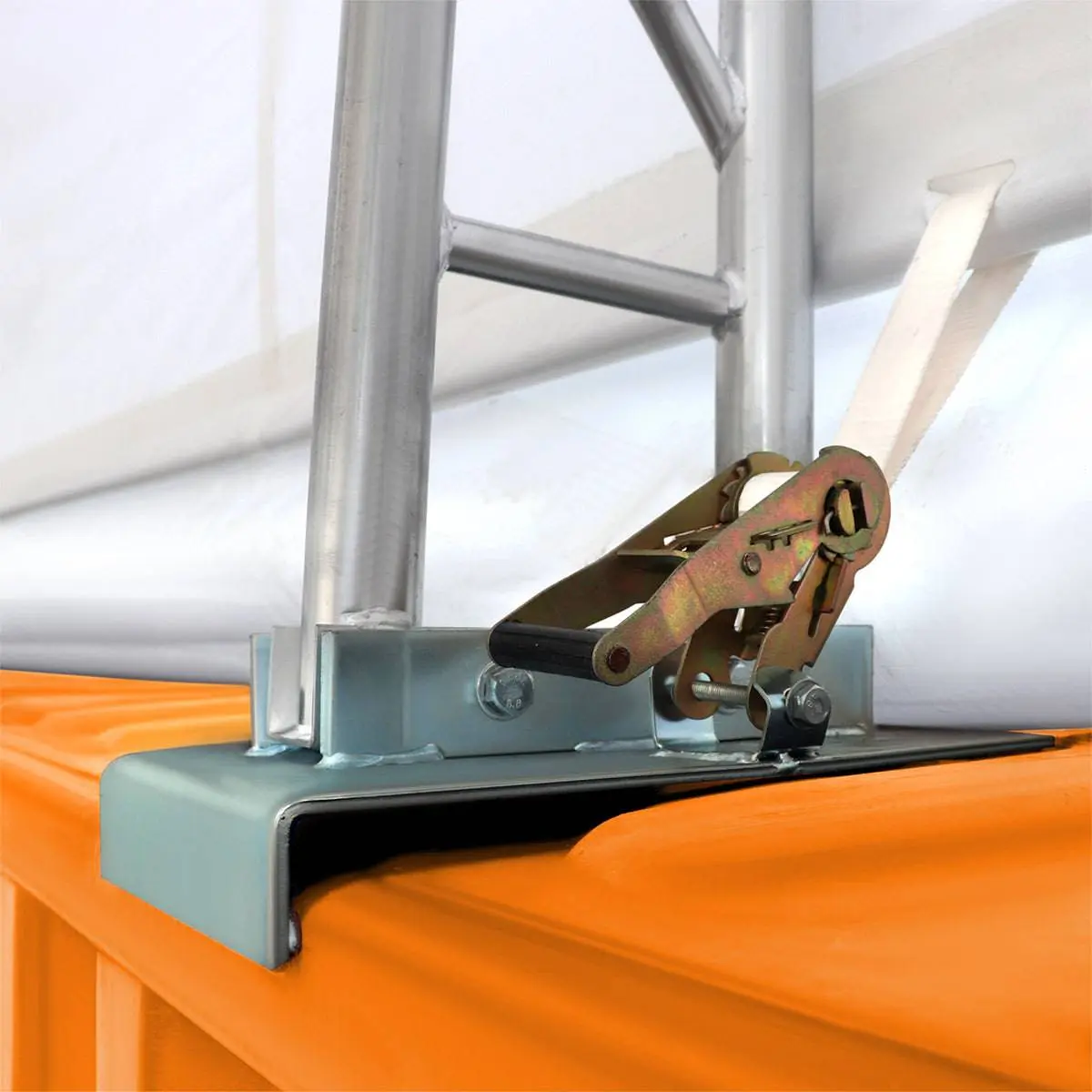 30' x 40' Dual Truss Container Shelter with Heavy Duty 17 oz PVC Cover, TMG-DT3040C - Image 10