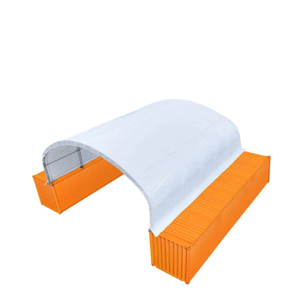 30' x 40' Dual Truss Container Shelter with Heavy Duty 17 oz PVC Cover, TMG-DT3040C - Image 5