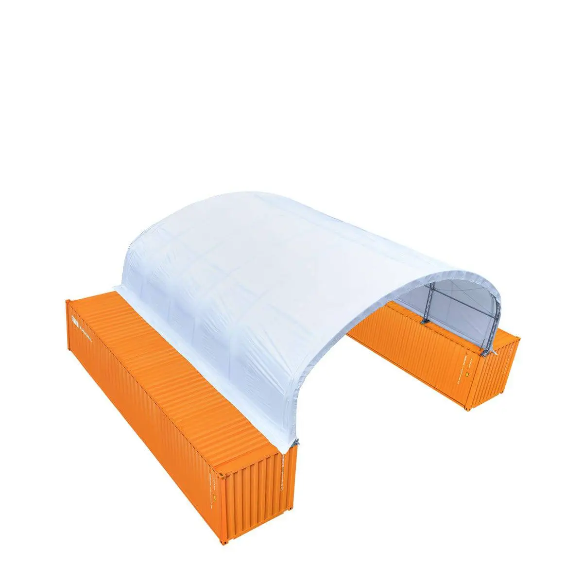 30' x 40' Dual Truss Container Shelter with Heavy Duty 17 oz PVC Cover, TMG-DT3040C - Image 6