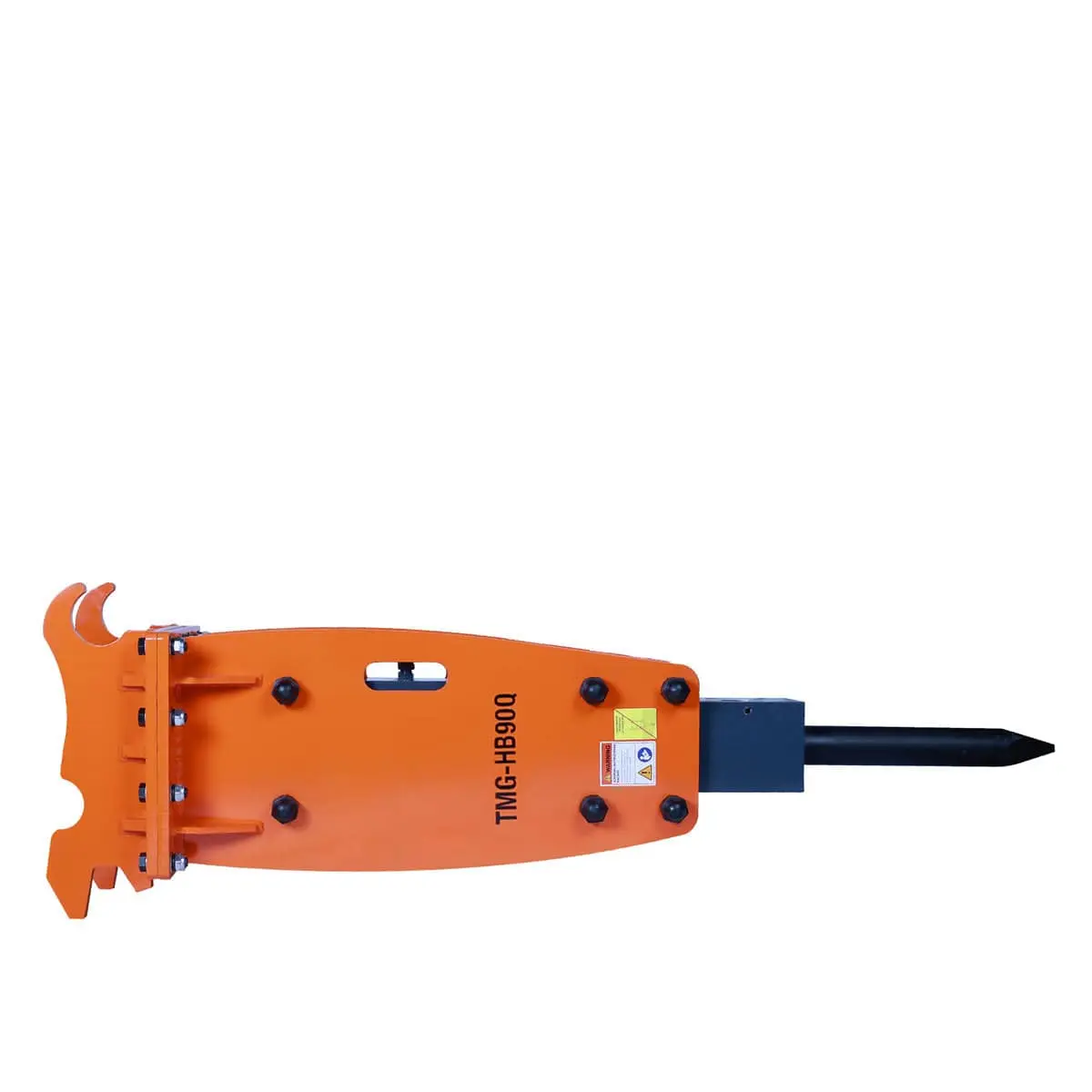 6-9 Ton Excavator/Backhoe Hydraulic Breaker, Q/C, 3" Moil Point Chisel TMG-HB90Q - Image 5