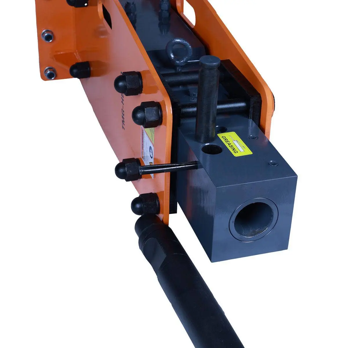6-9 Ton Excavator/Backhoe Hydraulic Breaker, Q/C, 3" Moil Point Chisel TMG-HB90Q - Image 7