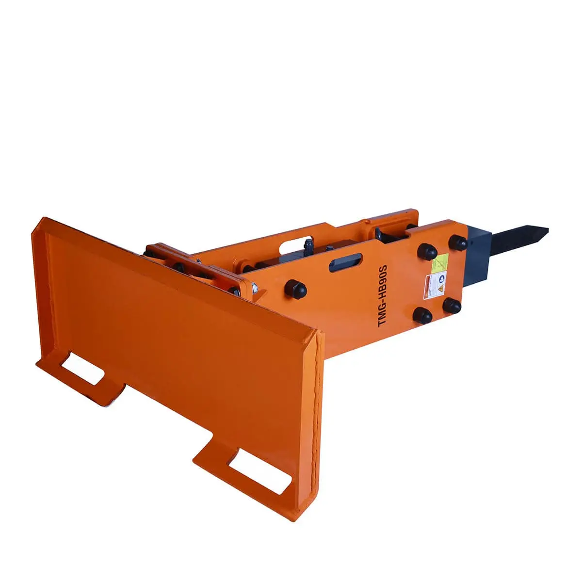 Hydraulic Breaker, 45-100 HP Skid Steer Universal Mount, 3" Moil Chisel TMG-HB90S - Image 8